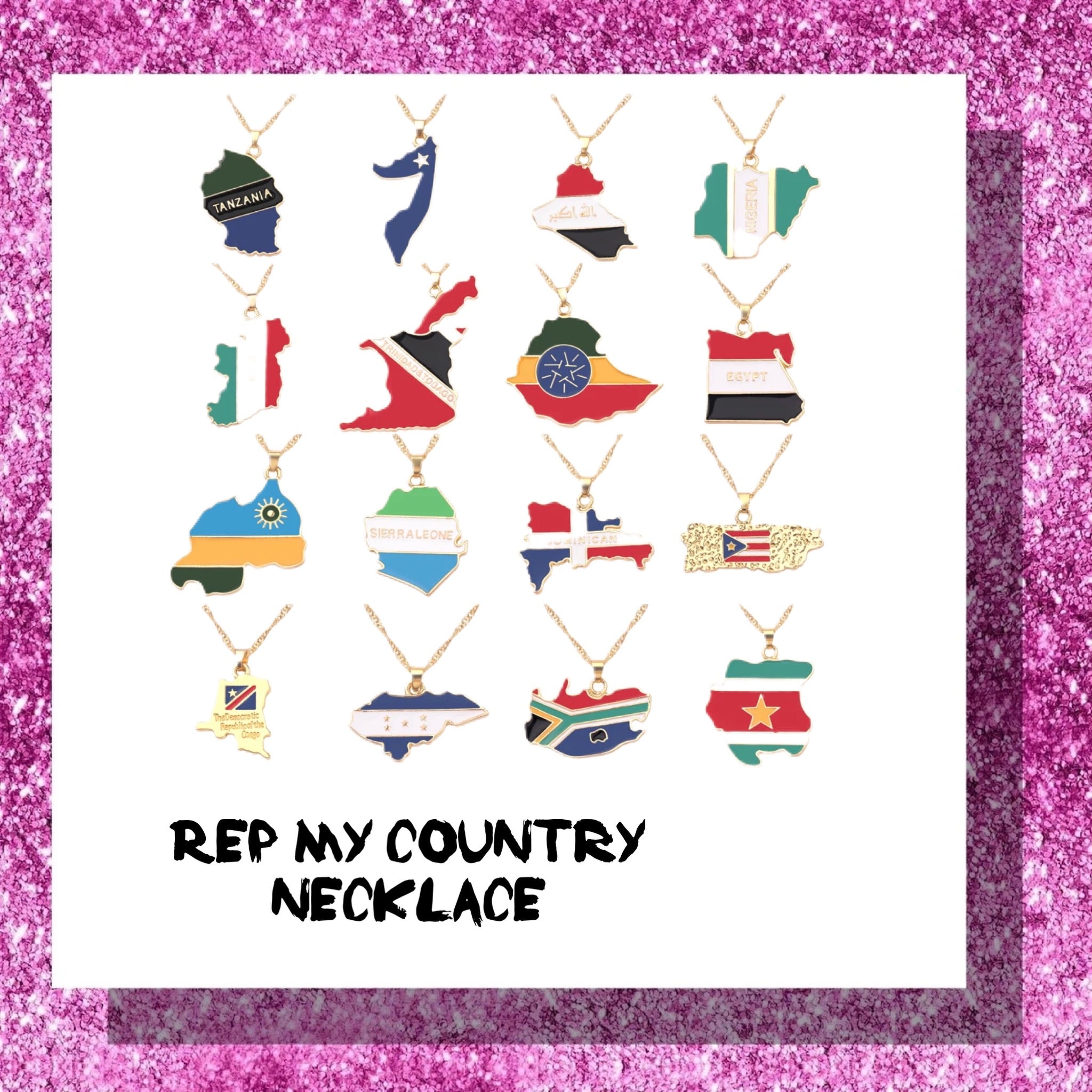 My Country Flag Necklace