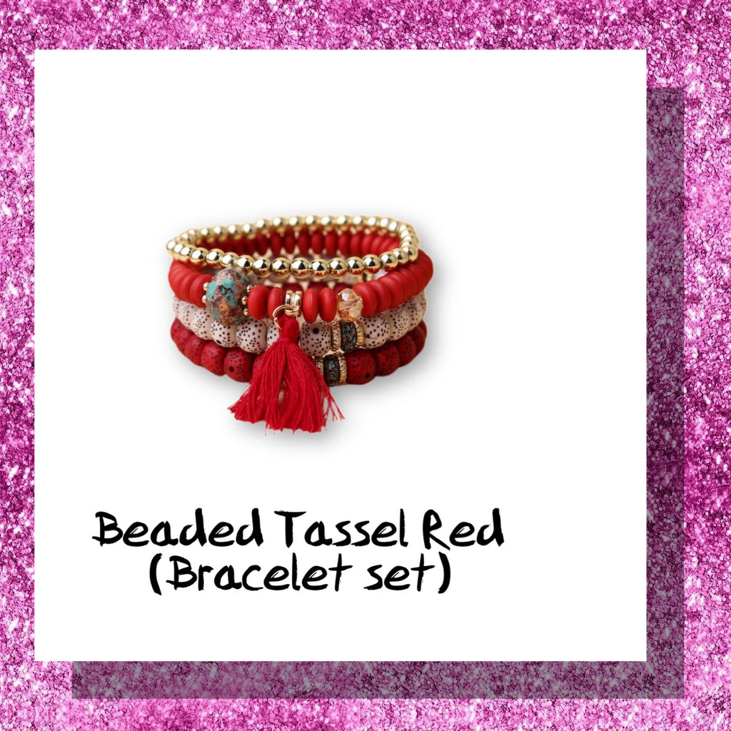 Beaded Tassel Bracelet