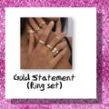 Gold ring set
