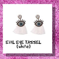 Evil Eye Tassel Earring